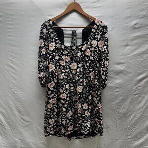 American Eagle Puff Sleeve Babydoll mini dress size womens L